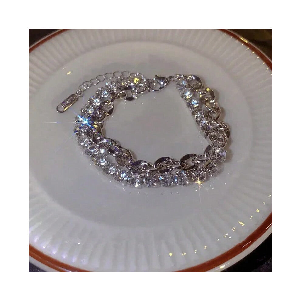 (SL195) Imitation Pearl Stretchable Bracelet for Women Personalized Fashion Daily Accessories Party Jewelry Birthday Anniversary Gifts