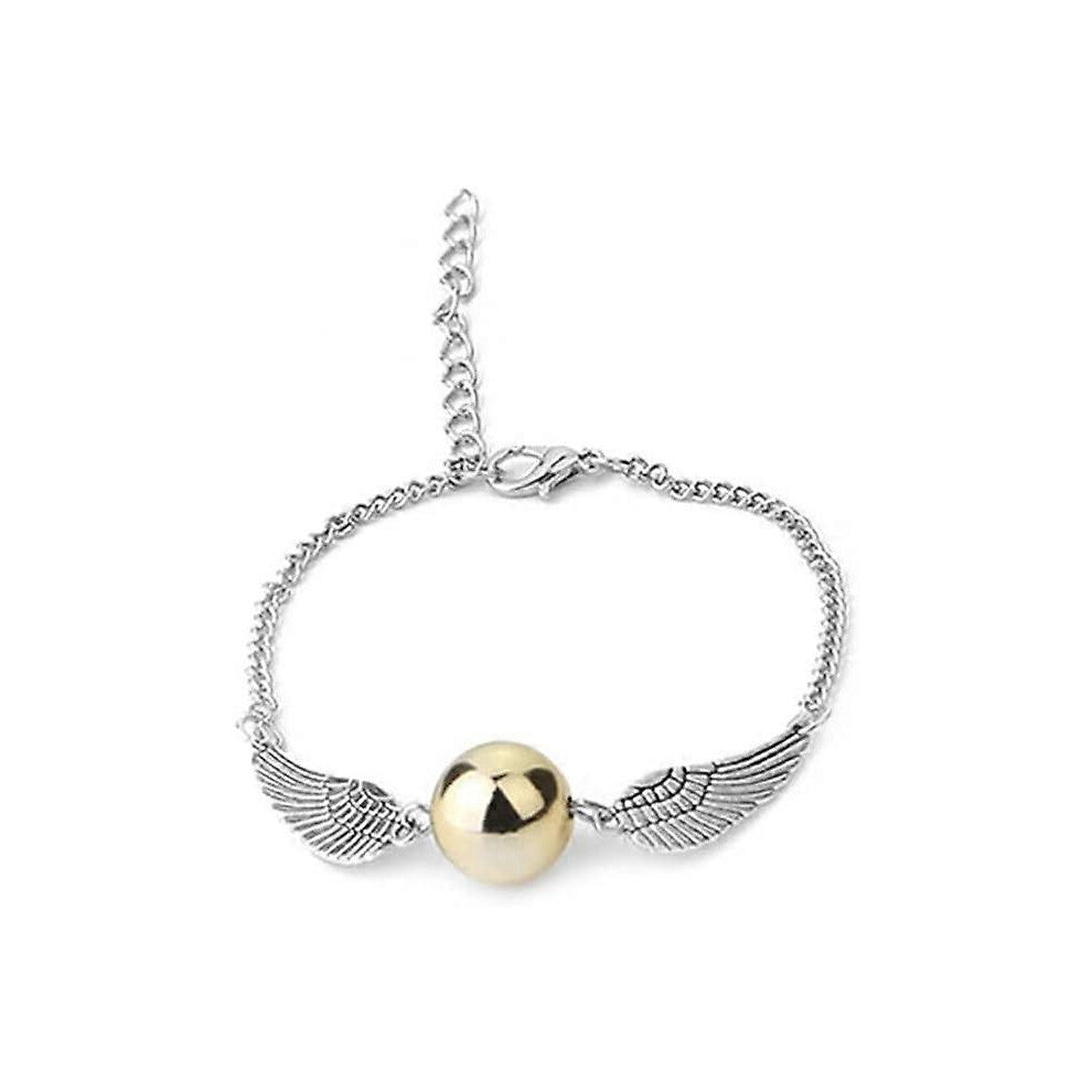 (As show, One size) 1 Harry golden snitch bracelet for Harry Fans Gift Collection or potter Decorations Magic Cosplay Harry Costume Jewelry Gift Men A