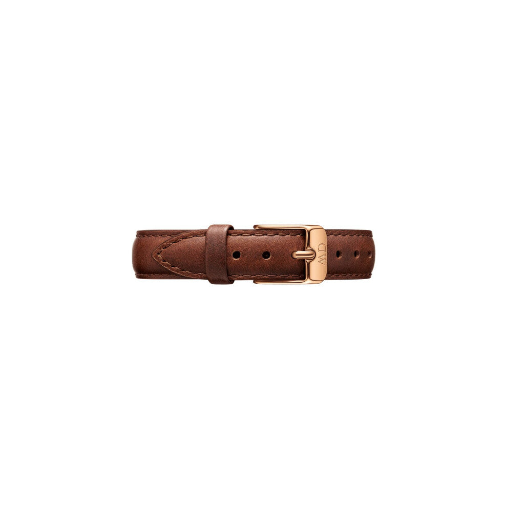 Daniel Wellington Petite St Mawes, Brown-Rose Gold Watch Strap, 12mm, Leather, for Women