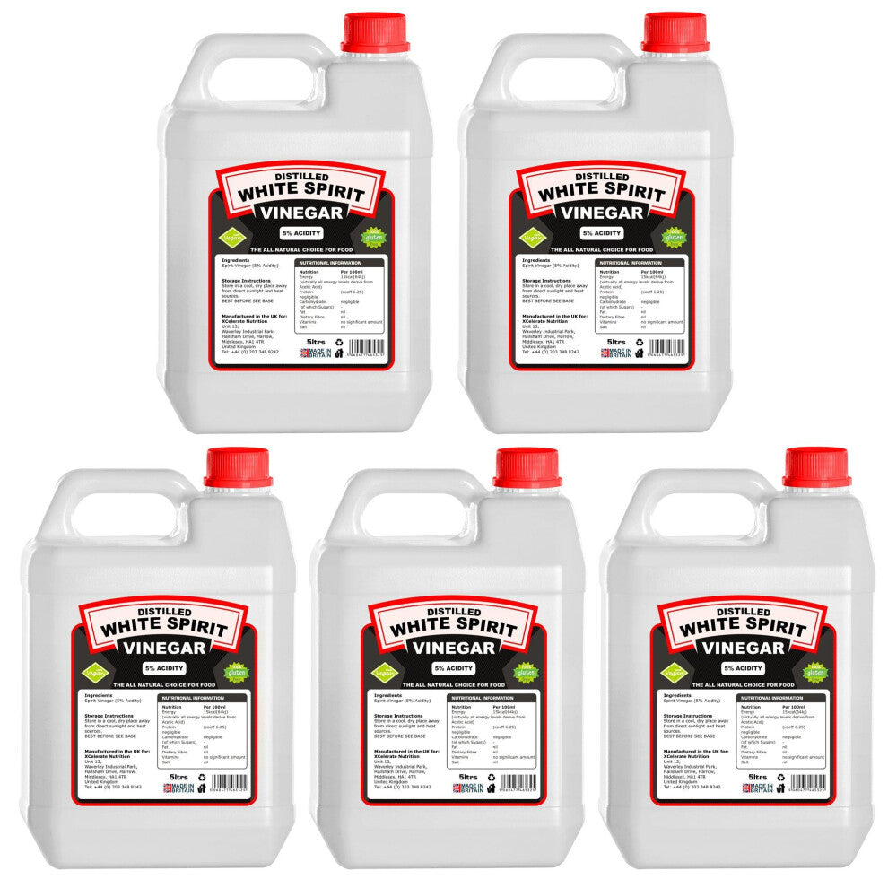 (25 Litres) White Spirit Vinegar for Pickling Cooking Cleaning