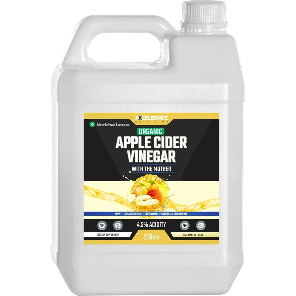 (2.5 Litres) Apple Cider Vinegar with Mother Weight Loss Detox