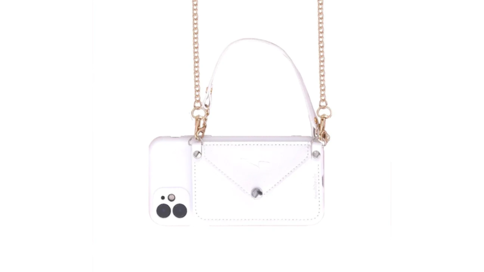 Multitasky iPhone Case Wallet - Crossbody Purse (iPhone X Series) Cream White - iPhone XR