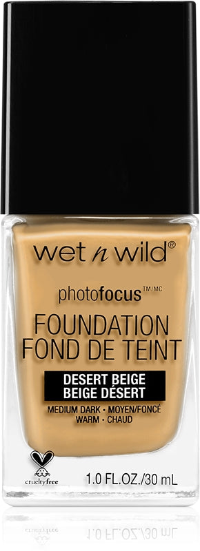 Wet n Wild Photo Focus Liquid Foundation Mattifying Desert Beige 30 ml