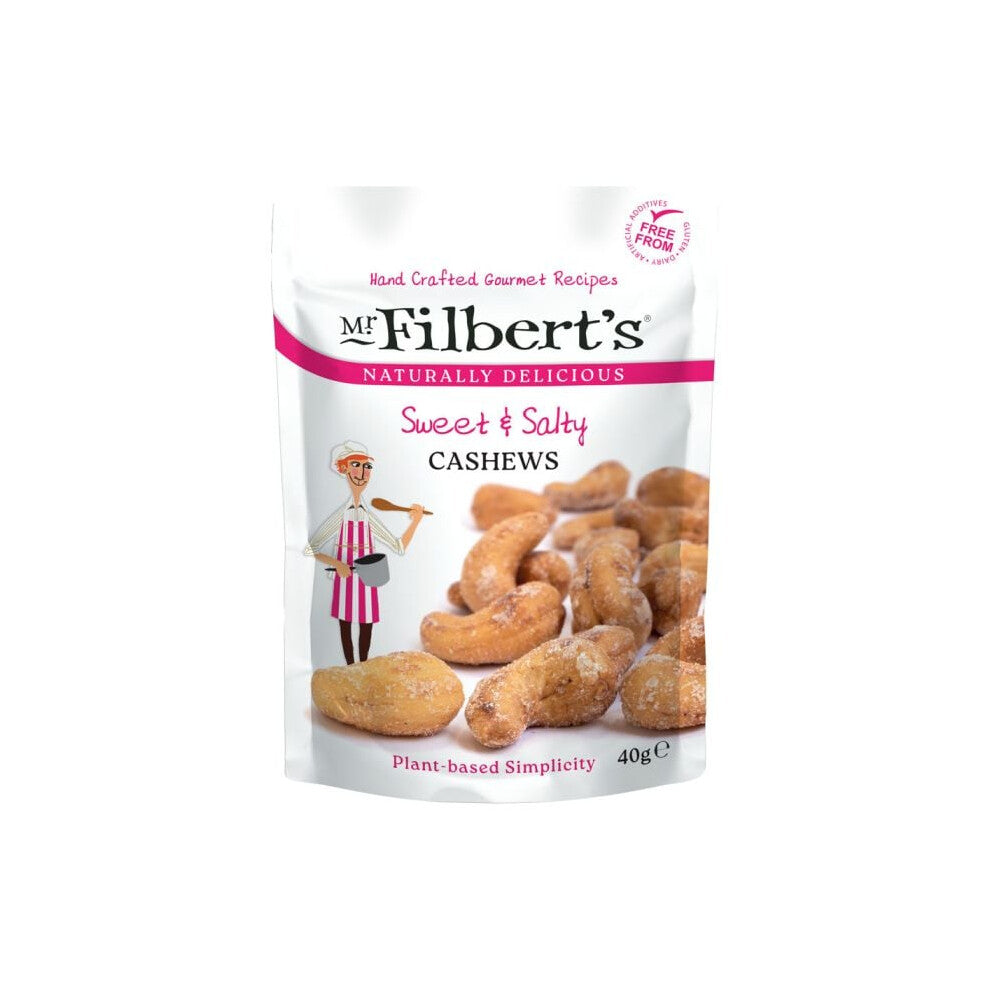 Mr Filberts Chicago-style Sweet & Salty Cashews 40g