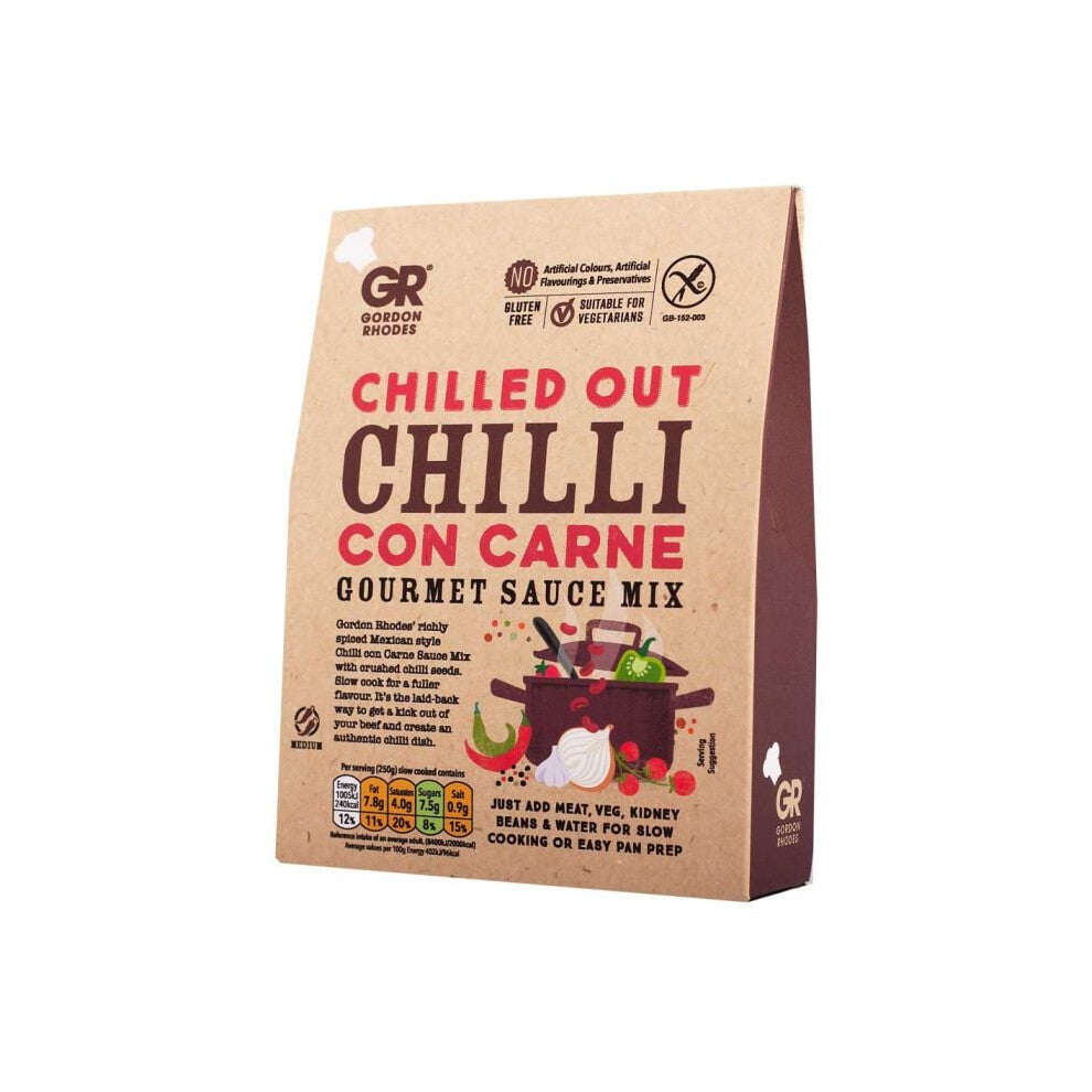 Gordon Rhodes Chilled Out Chilli Con Carne Gourmet Sauce Mix 75g