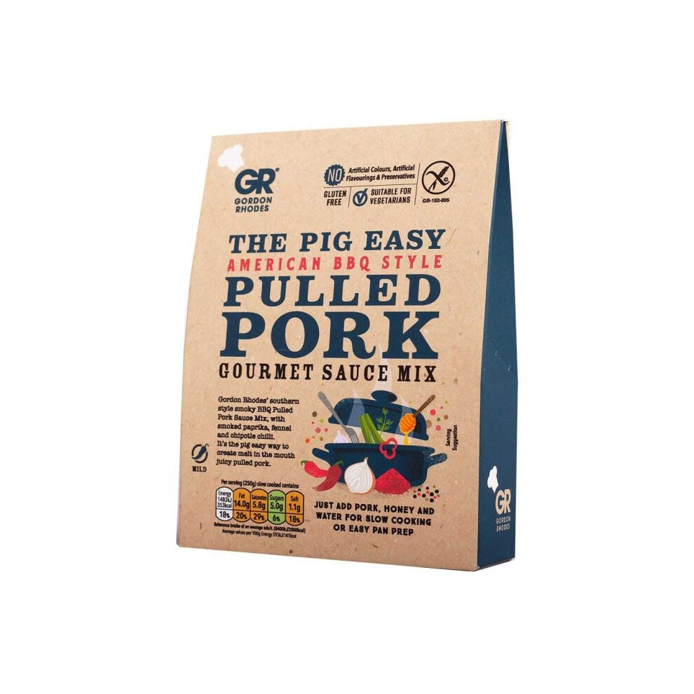 Gordon Rhodes American BBQ Style Pulled Pork Gourmet Sauce Mix 75g