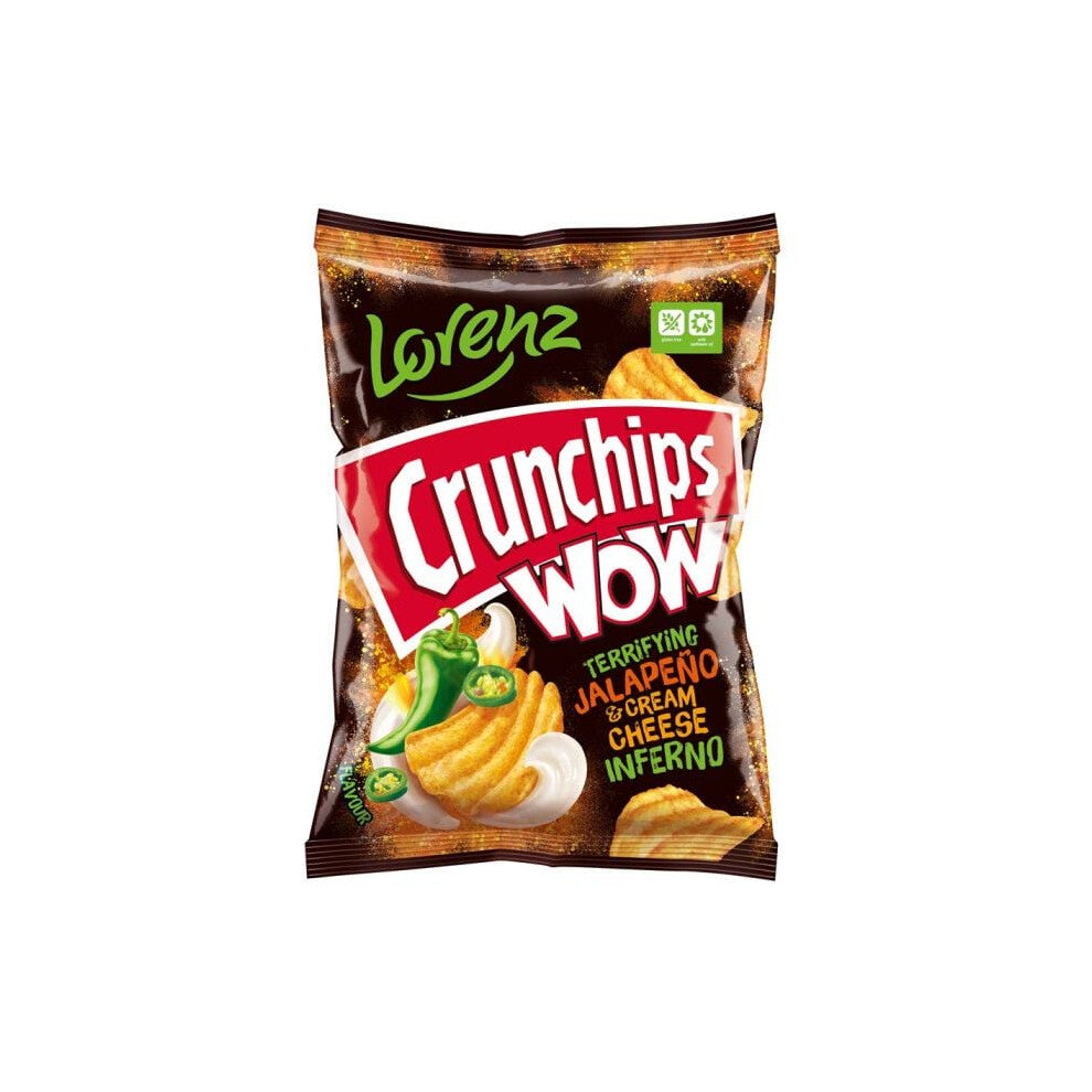 Lorenz Crunchips WOW Jalapeno & Cream Cheese 110g
