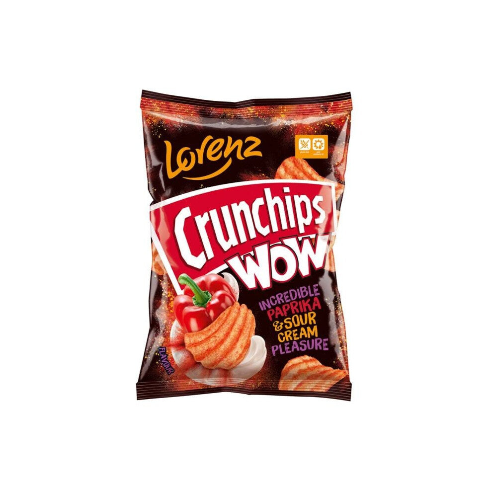 Lorenz Crunchips WOW Paprika & Sour Cream 110g