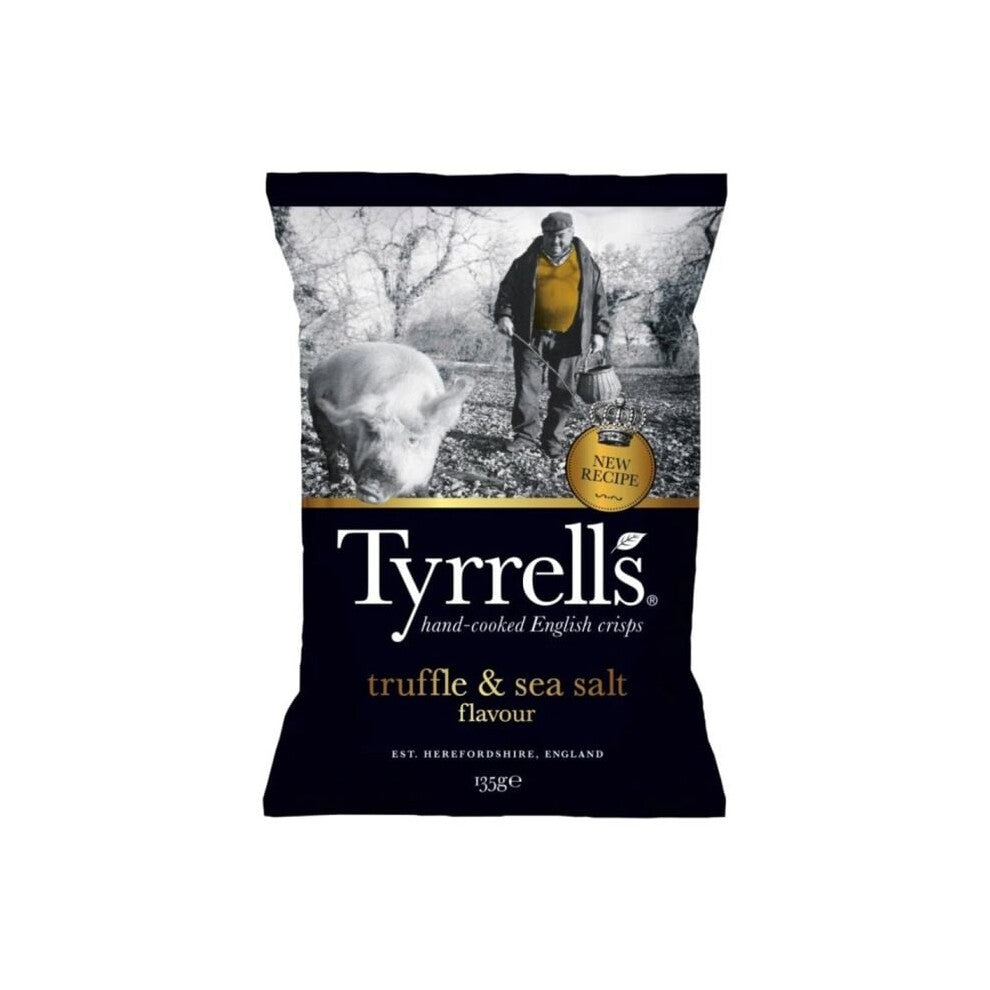 Tyrrells Truffle & Sea Salt  Crisps 135g