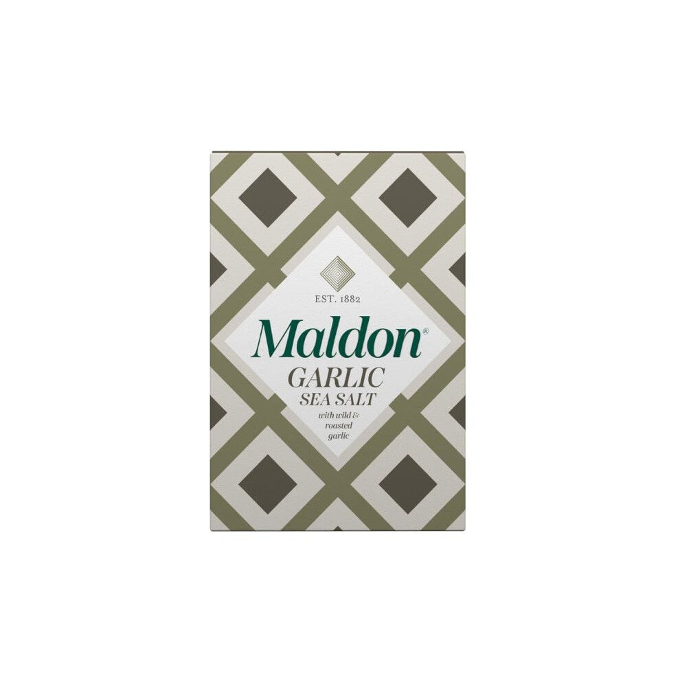 Maldon Wild & Roasted Garlic Sea Salt Box 100g