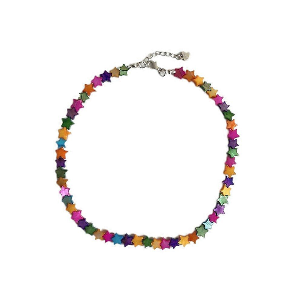 (As show, One size) Fashion Trend Light Luxury Niche Sense Collarbone Chain Temperament Necklace