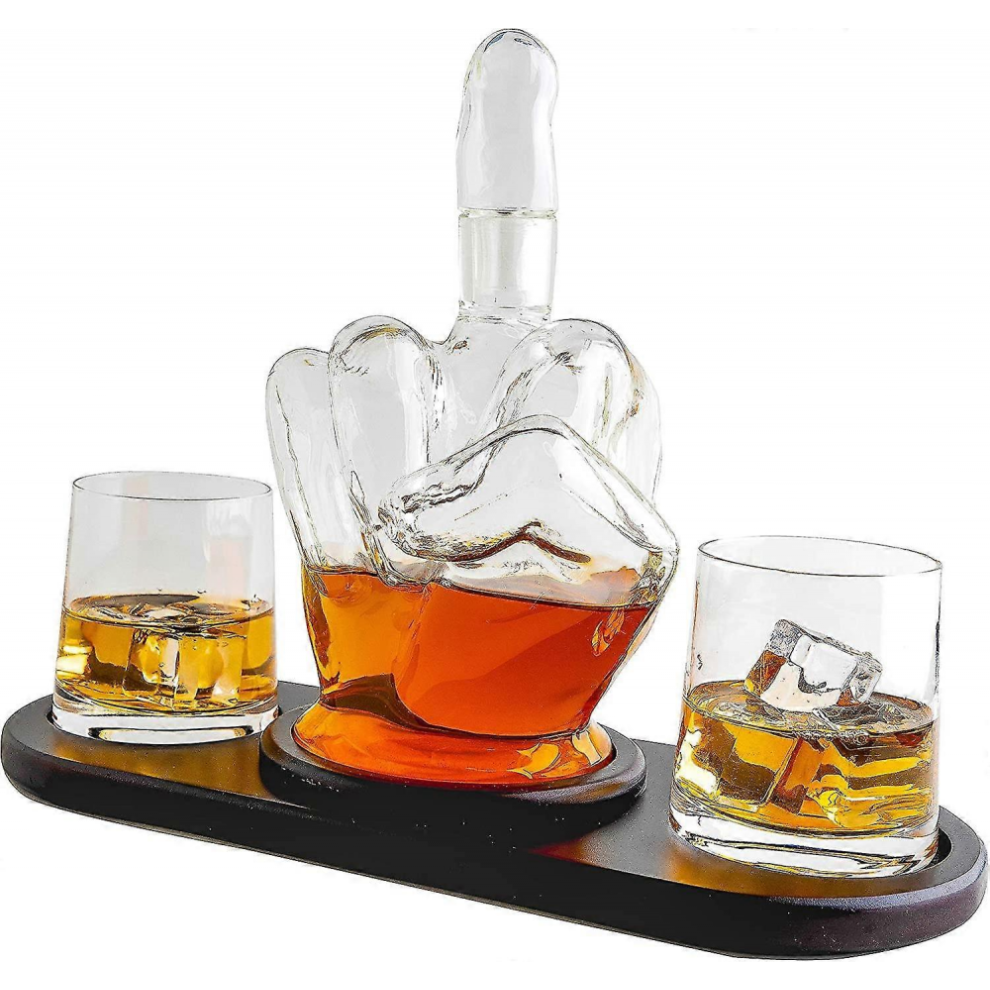 1L Middle Finger Wine Decanter Whiskey Decanter Sets Whiskey Decanter Set Hot