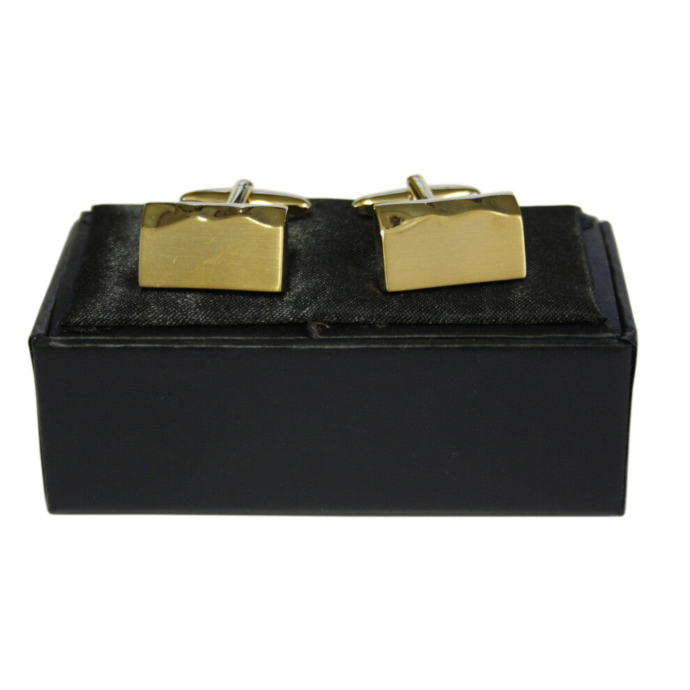 Brushed Oblong Cufflinks