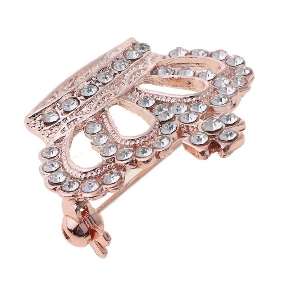 (As show, One size) Crown Diamond Brooch Pin Cardigan Sweater Brooch Women Brooch Clothing Accs