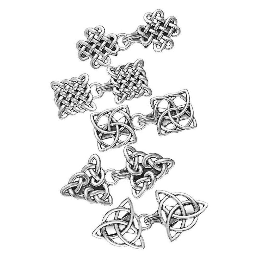 (As show, One size) 5pcs Shawl Clips Cape Buckle Cardigan Clips Sweater Clips
