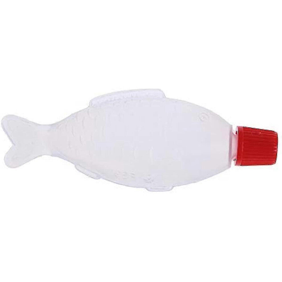(As show, One size) 200pcs 4ml Sushi Tools Fish-shaped Soy Sauce Bottles Vinegar Bottles Disposable Sauce Vessel Onigiri Rice Ball Flavor Enhancer Rec