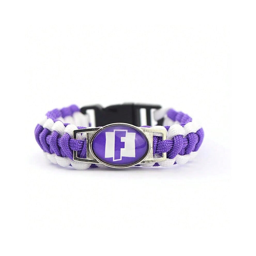 (B111) Fortnite Logo woven bracelet bracelet Gaming Peripherals Small gift