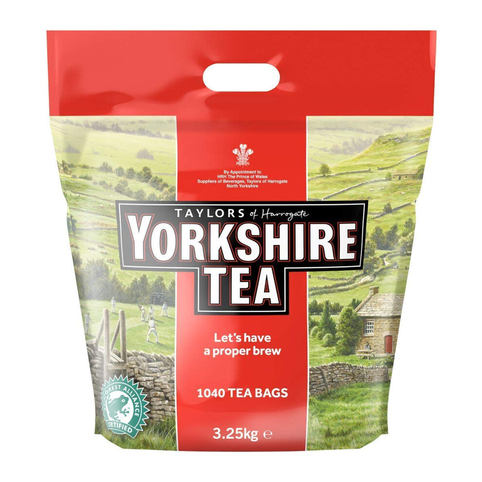 Taylors of Harrogate Yorkshire Tea 1040 Single Cup Tea Bags (2 Pack)