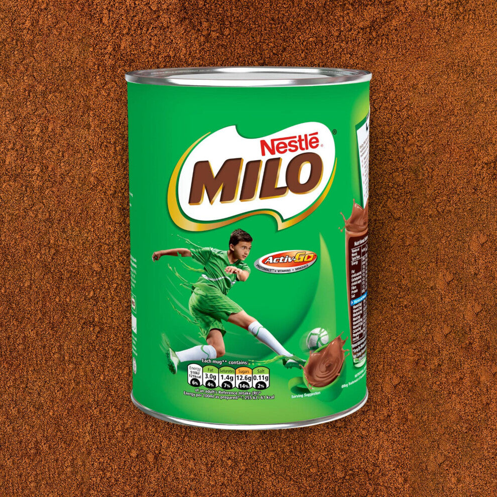 Nestlé Milo Chocolate Malt Beverage Powder – 400g | Energy Drink Mix | Fortified with Vitamins & Minerals