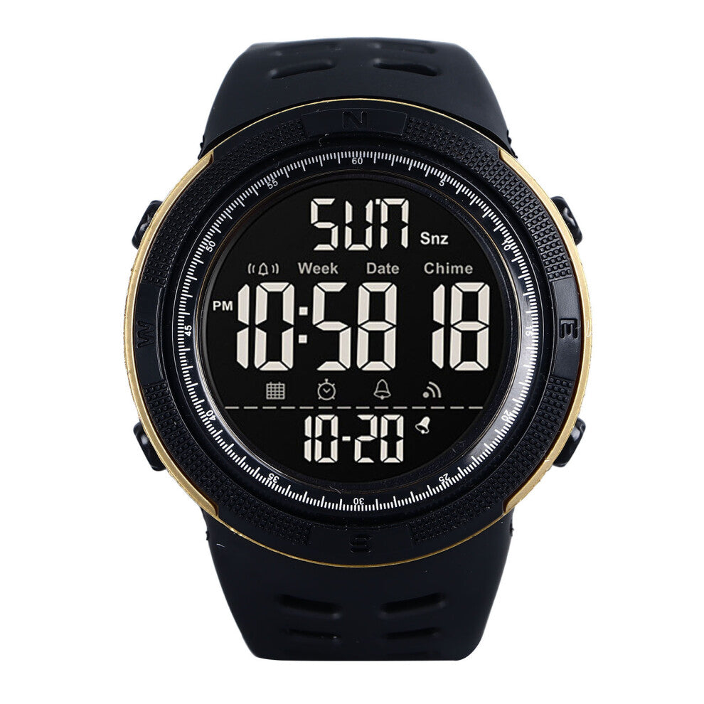 Men Digital Sports Watch 50M Water Resistant LED Multifunctional Smartwatch Stopwatch Countdown Auto Date Alarm Outdoor Night Light Electro
