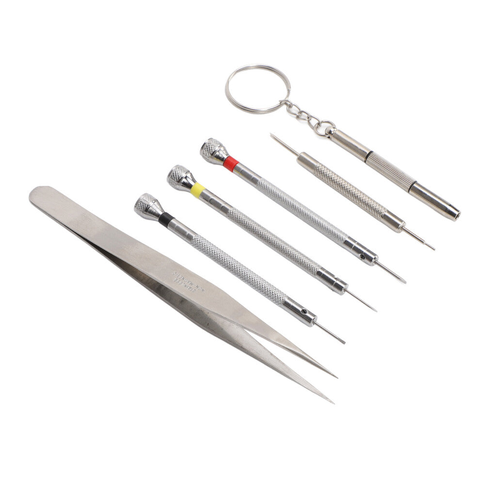 6Pcs Watch Repair Screwdriver Set Professional Micro Accurate Kit for Jewelry Work Eyeglasses Electronics