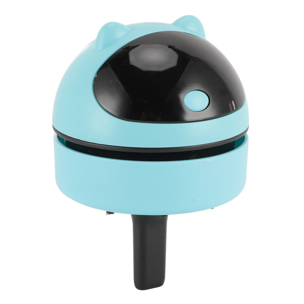 Desktop Vacuum Cleaner Rechargeable Portable Mini Table Dust Sweeper with Vacuum Nozzle for Computer Keyboard Piano Blue