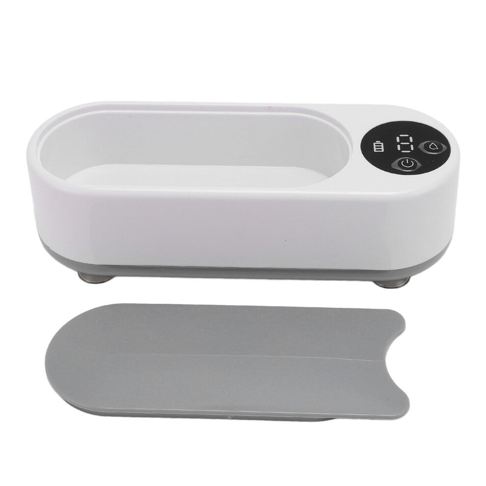 Jewelry Cleaner Machine 2 Speed Adjustable Vibration Professional LCD Display Eye Classes Cleaner Machine for Watches Dentures