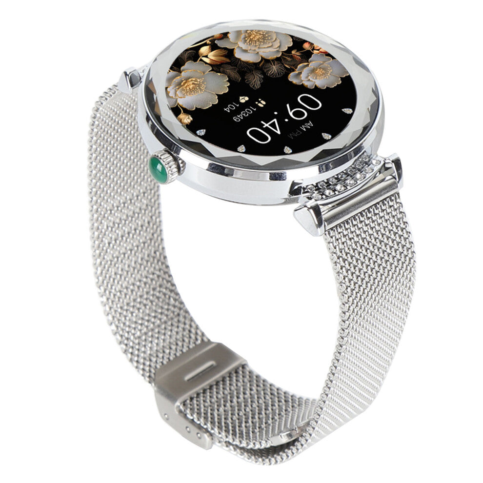 1.19in Smart Watch for Women with Rhinestone Smartwatch Bluetooth Call IP68 Water Resistant Fitness Tracker Watch for Android for IOS Phone