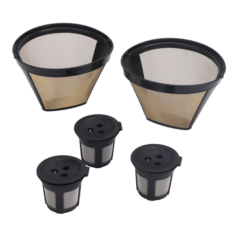 Reusable Coffee Filter Pods Eco Friendly 3 Hole Refillable Coffee Filter for Ninja Dual Brew Coffee Maker
