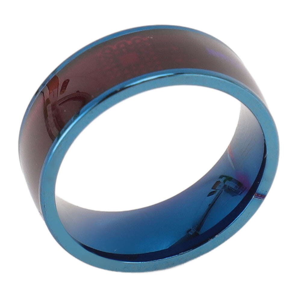 Smart NFC Ring Lightweight Intelligent Multifunctional Wearable Smart Ring for Ntag213 Chip Universal for Mobile Phone Blue 12