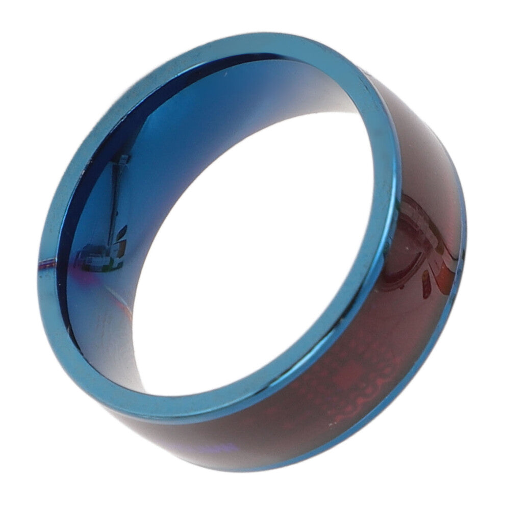 Smart NFC Ring Lightweight Intelligent Multifunctional Wearable Smart Ring for Ntag213 Chip Universal for Mobile Phone Blue 11