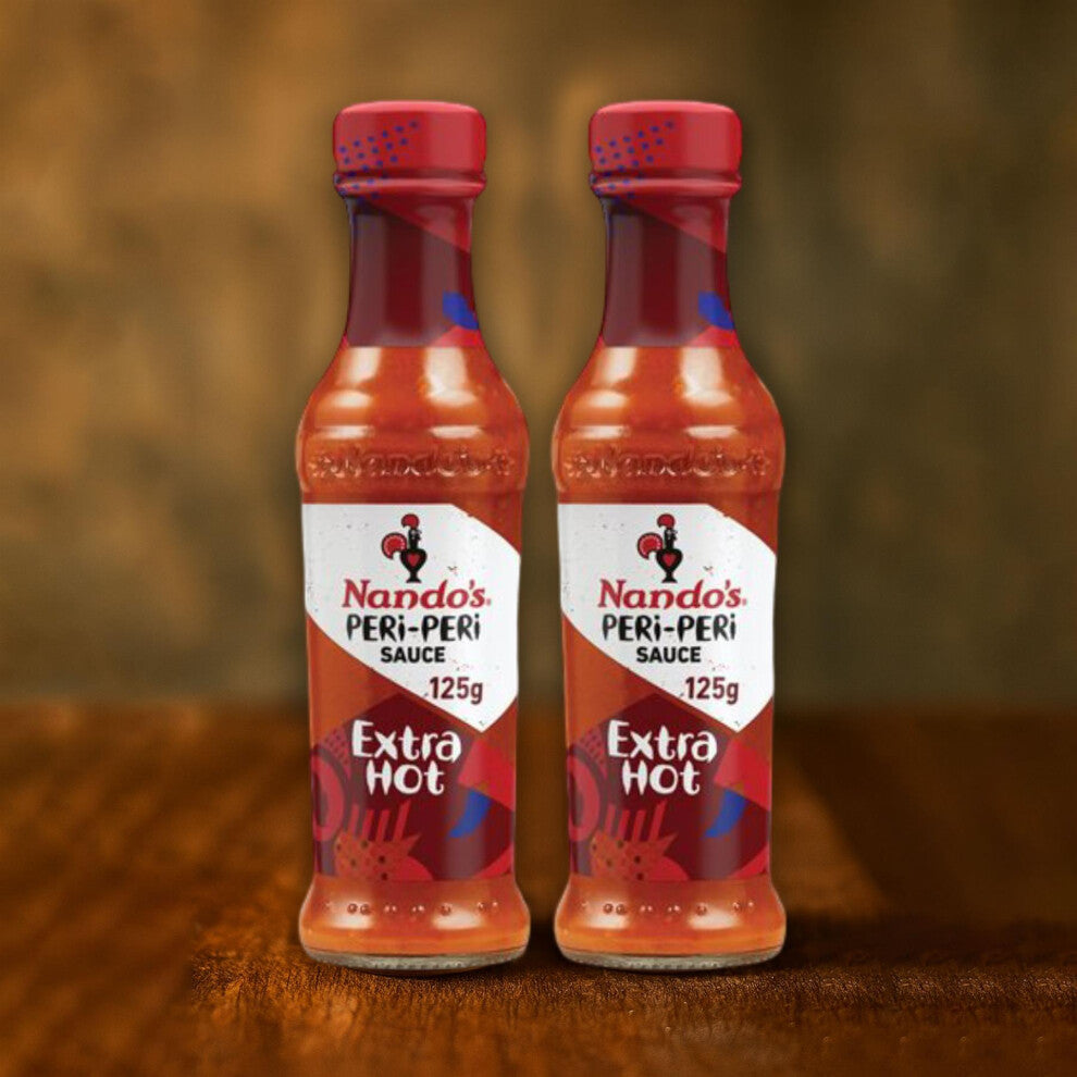 Nando's Peri-Peri Sauce Extra Hot – 125ml (Pack of 2)