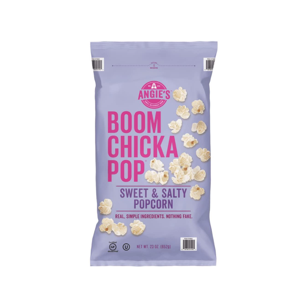 Angie's Boom Chicka Pop Sweet & Salty Kettle Popcorn Movies Theater Pack of 652G