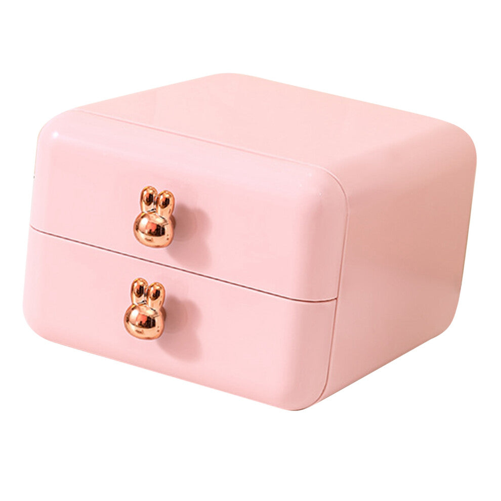 Desktop Drawer Jewelry Hair Accessories Sundries Storage Box Tabletop Organizer for Bedroom Dormitory Office
