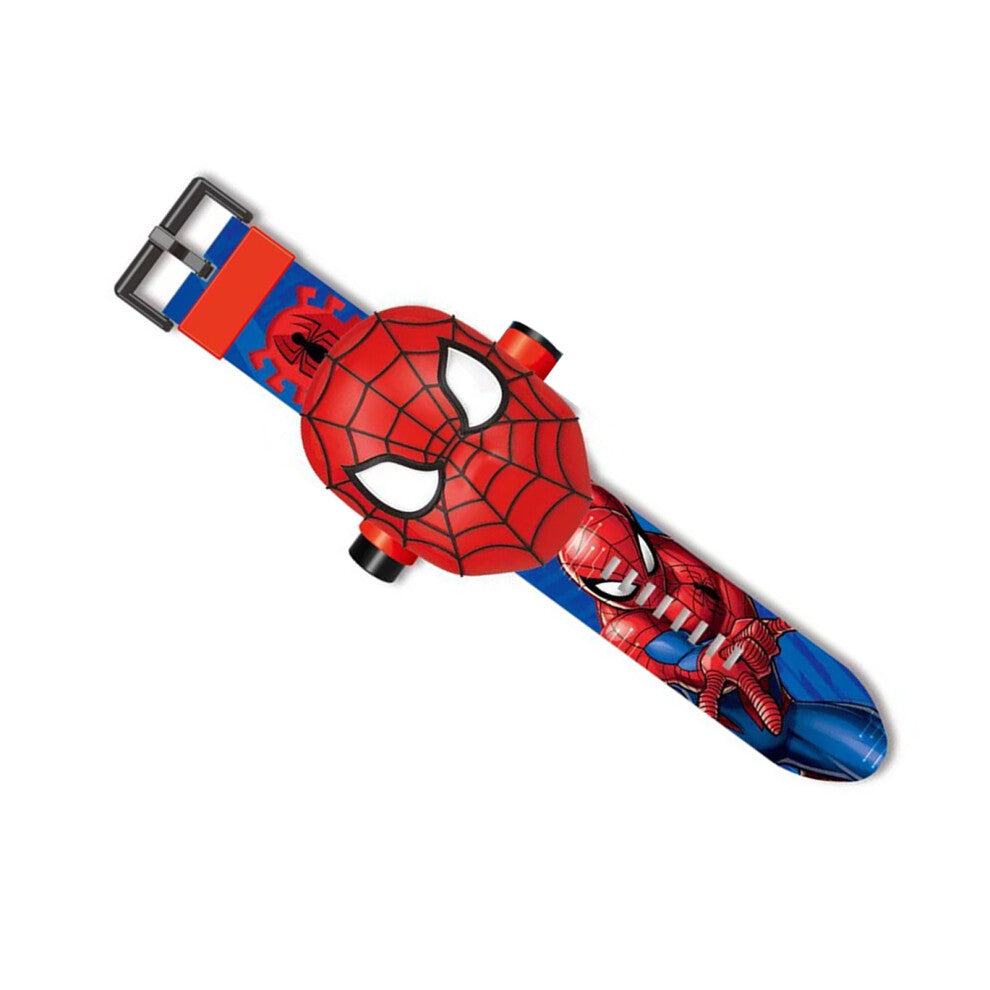 Children Cute Cartoon Wrist Watches Toy High Accuracy Kids Projector Watch Toy for 3 to 8 Years Old Boys and Girls for Spiderman