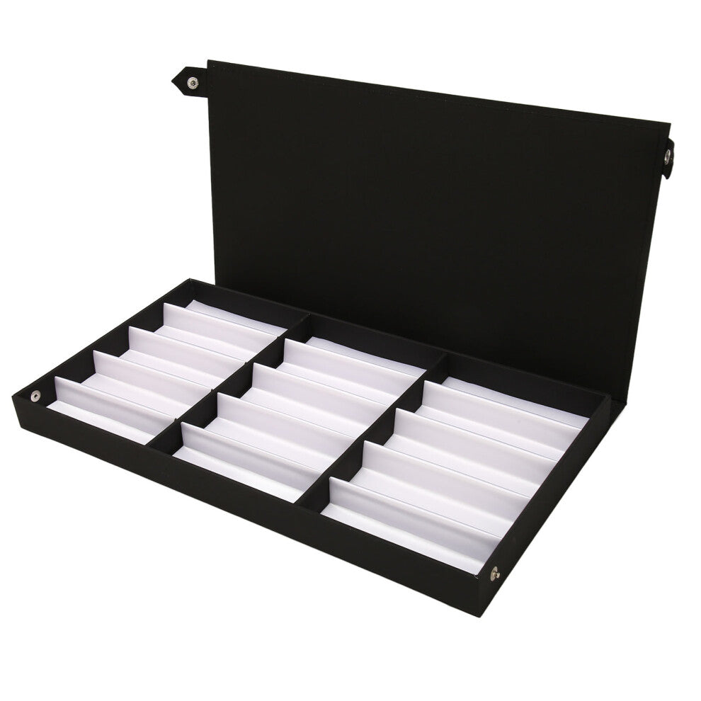 15 Grids Sunglasses Organizer Nylon Cloth Multifunctional Jewelry Eyeglass Storage Case for Desktop Drawers