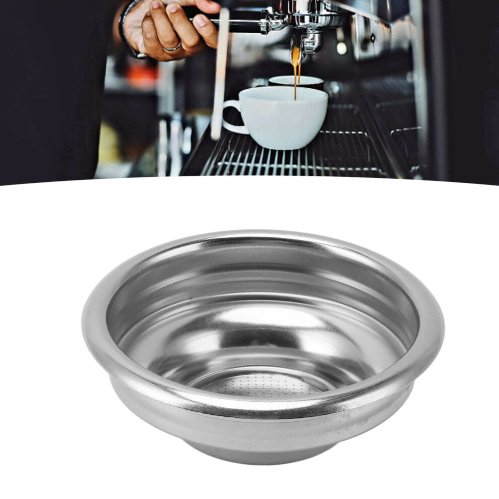 58mm Coffee Filter Basket Portafilter Filter Basket Stainless Steel Easy to Clean Coffee Maker Accessory