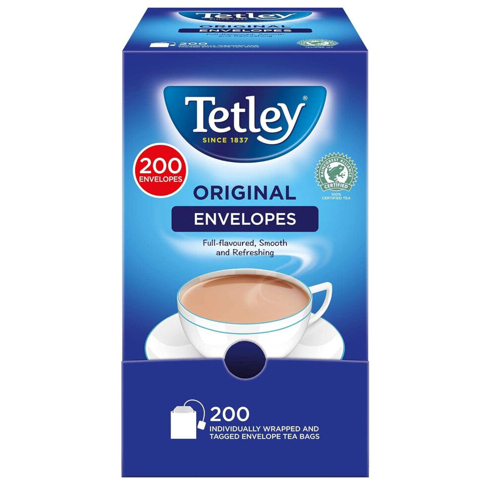 Tetley Original Black Tea Bags - 200 Enveloped