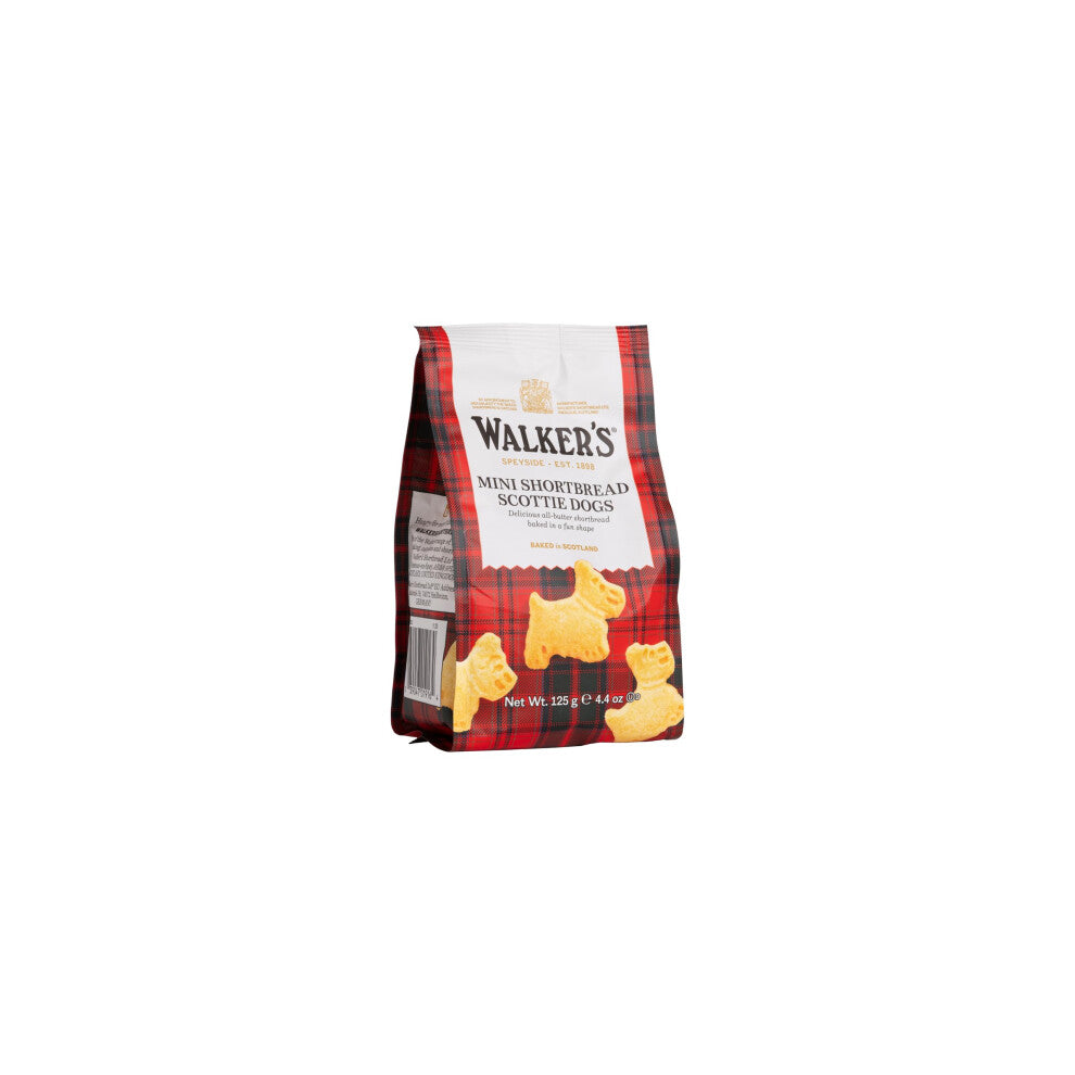 Walkers Shortbread - Mini Scottie Dogs, 125g