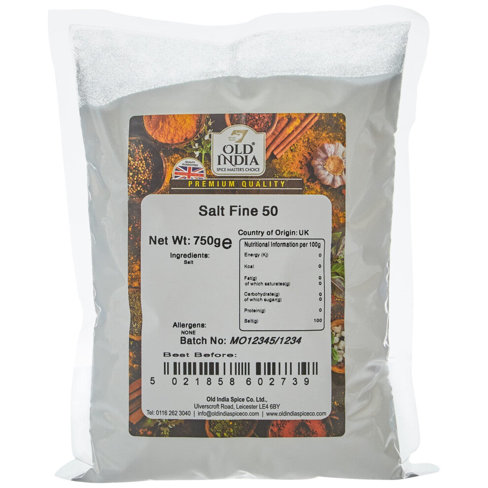 Old India Salt Fine 50 750g