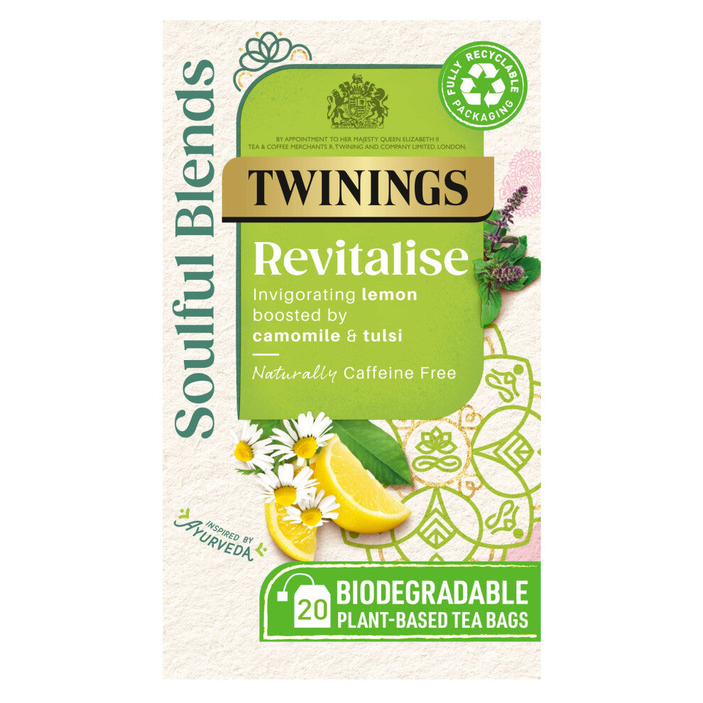 Twinings Revitalise Lemon Tea - 20 Biodegradable Bags