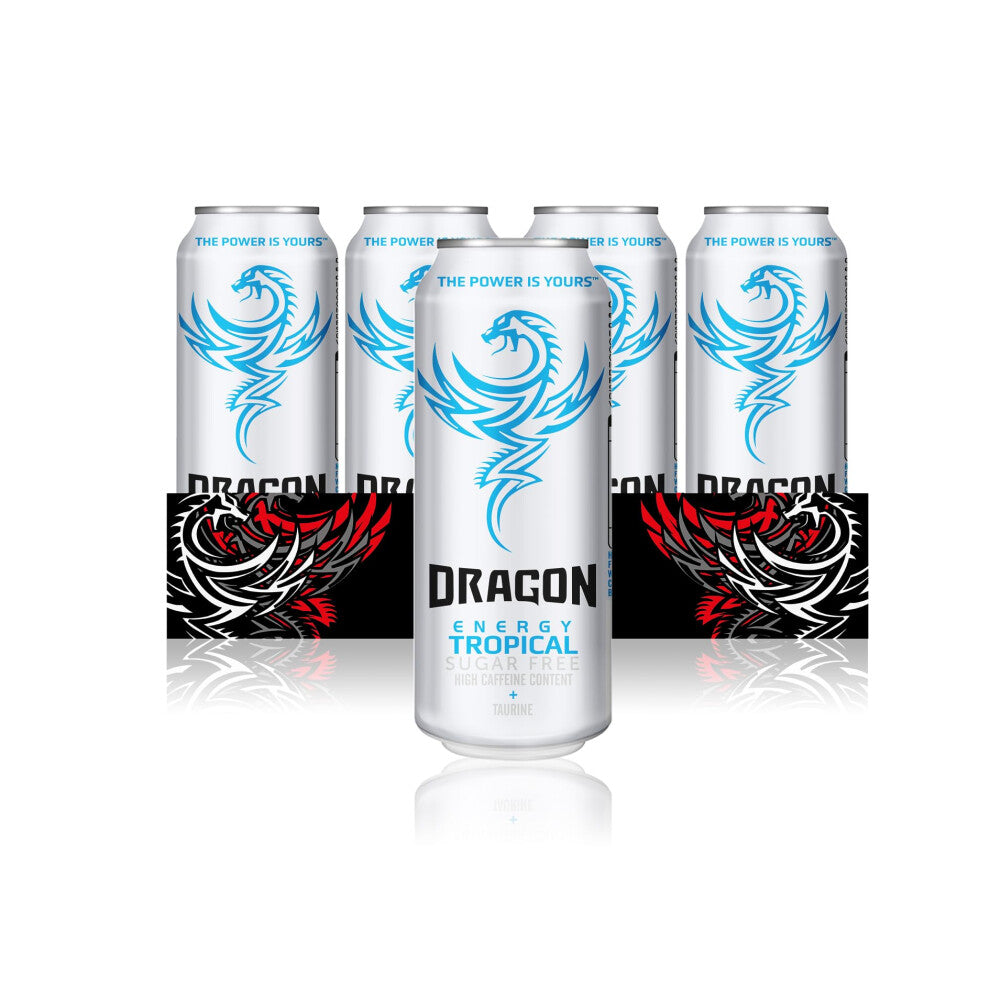 Dragon Energy Tropical Energy Drink 12 x 500ml Cans