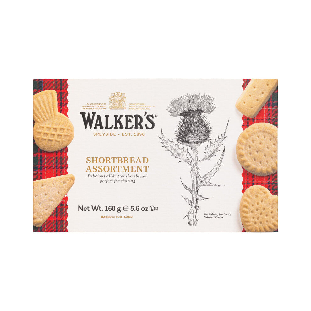Walker's: Shortbread Assortment (160g) - All-Butter Scottish Biscuits
