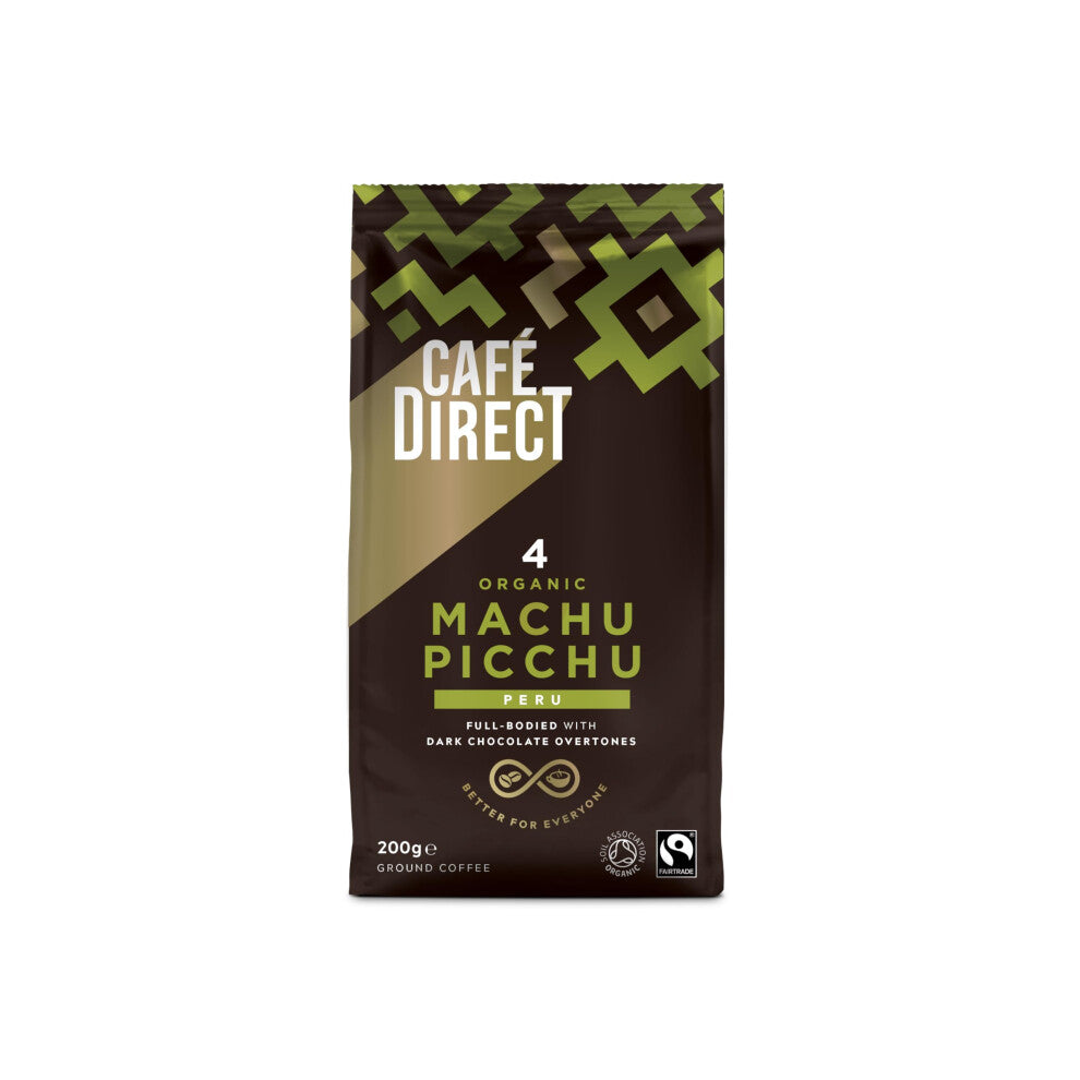 Cafedirect Machu Picchu Organic Ground Coffee, 200 g