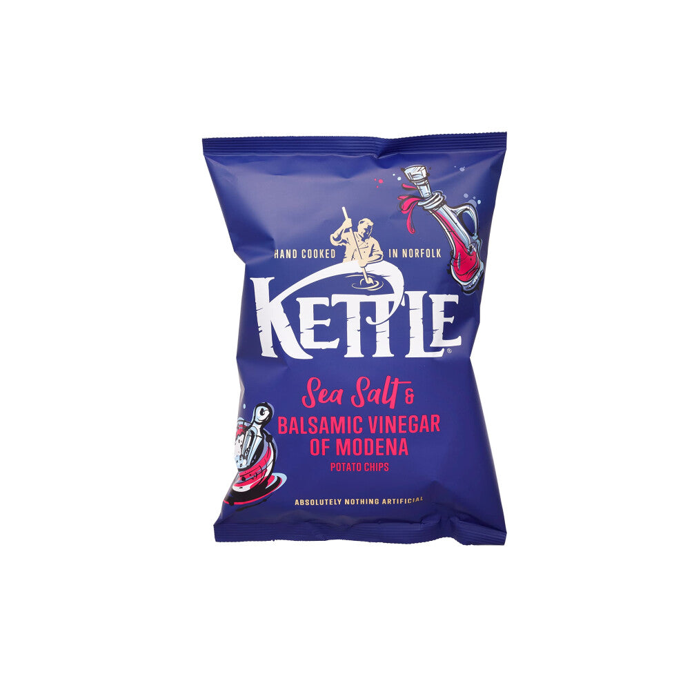 Kettle Sea Salt and Balsamic Vinegar of Modena Chips, 130 g