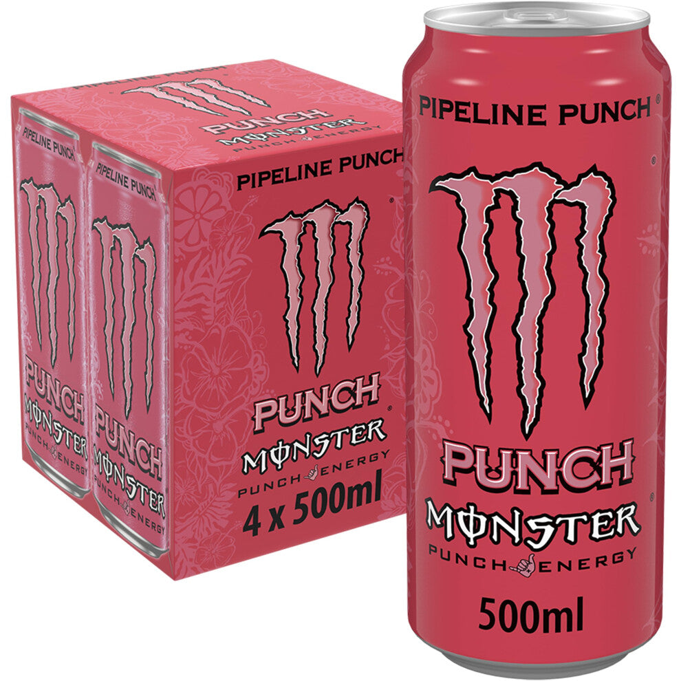Monster Pipeline Punch Energy Drink 4 x 500 ml