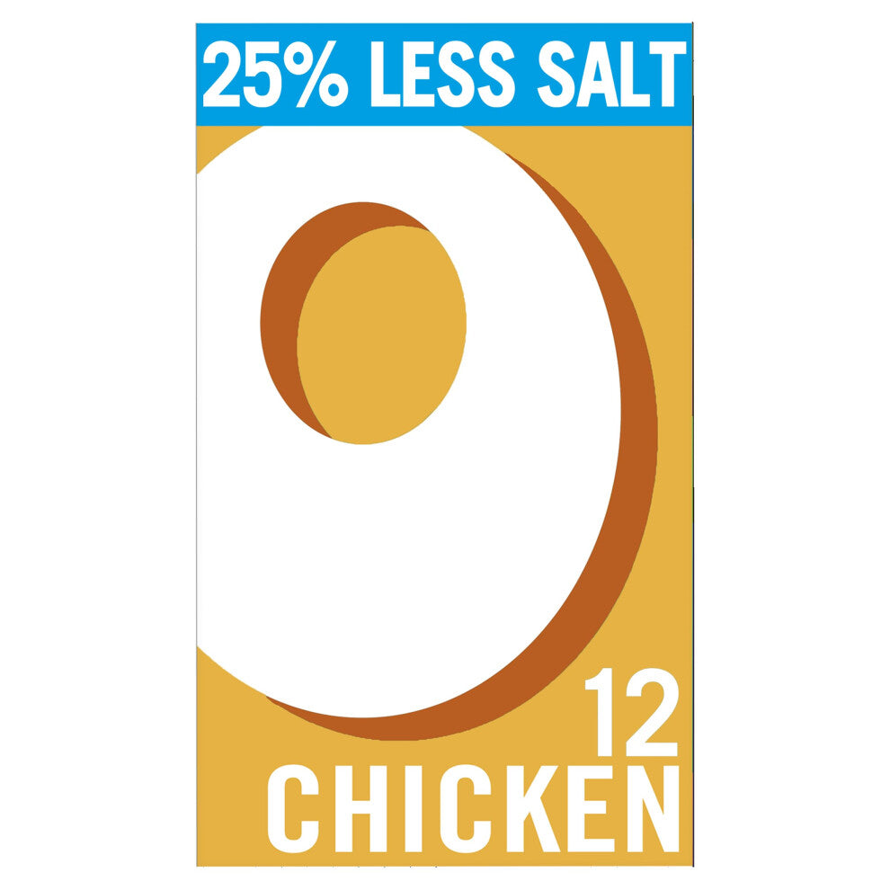 OXO 12 Reduced Salt Big Flavour Chicken Stock Cubes, 71 g (Pack of 1)