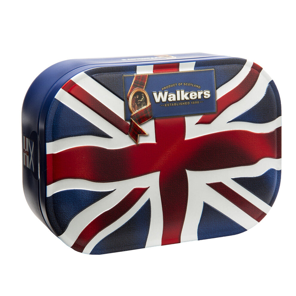 Walkers Shortbread Union Jack Keepsake Tin, 120g (Pack of 12)