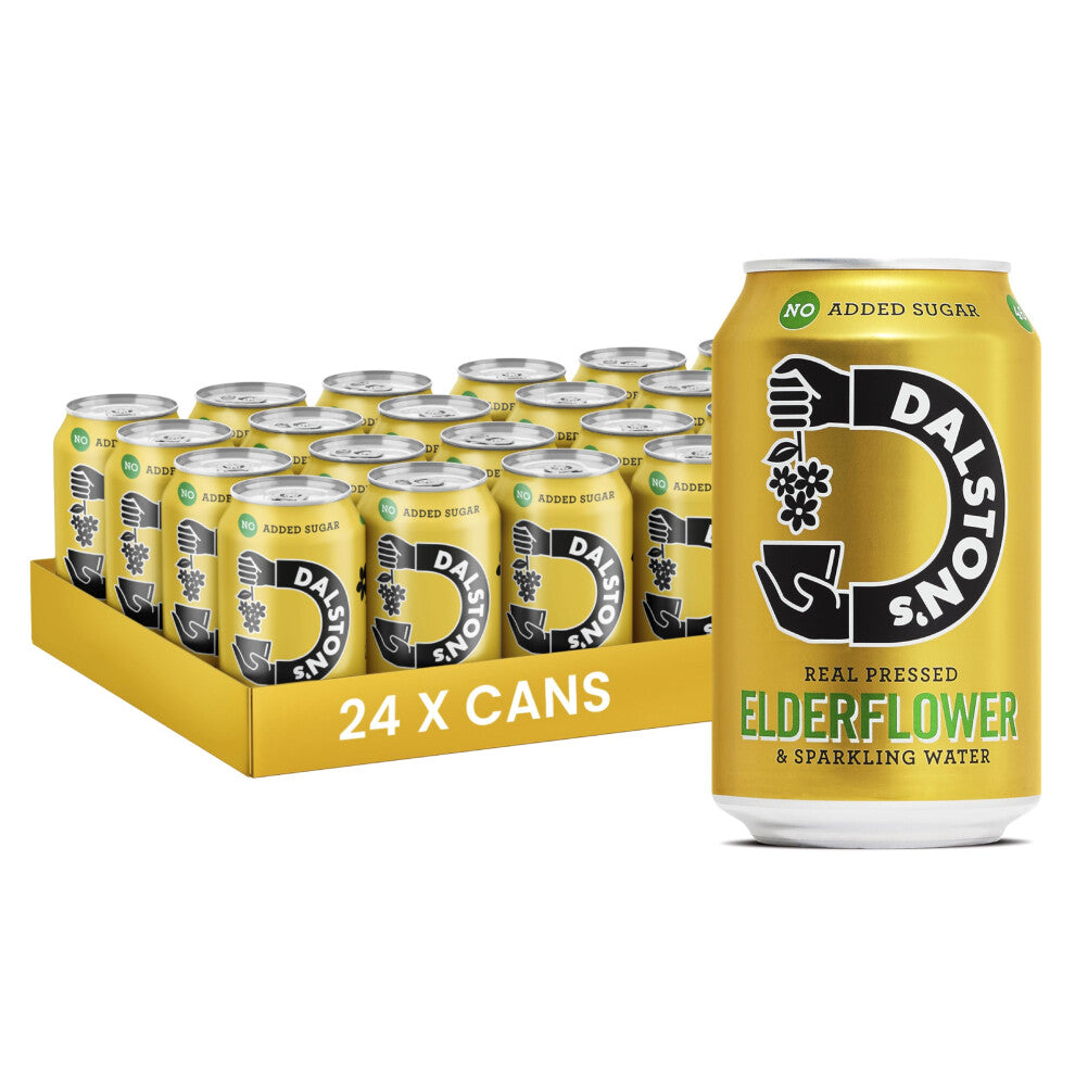 Dalston's Sparkling Elderflower Soda, 24 x 330ml