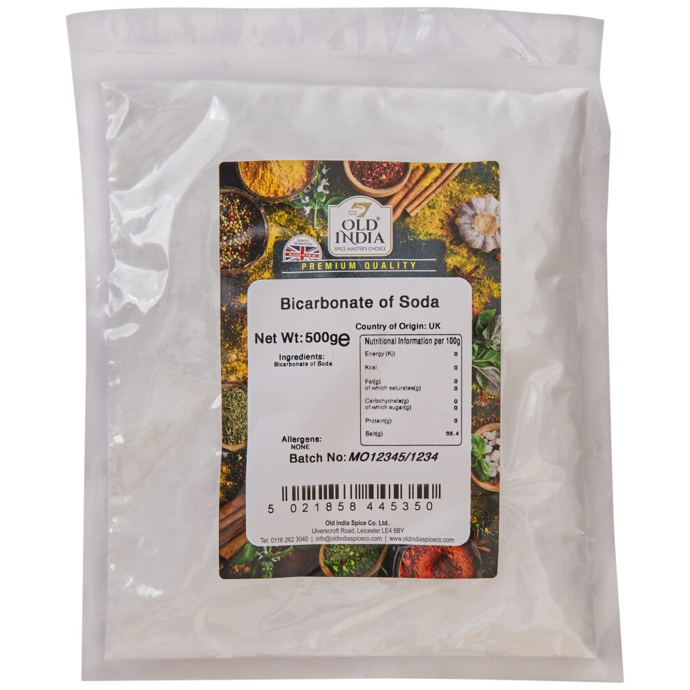 Old India Bicarbonate of Soda, 500 g